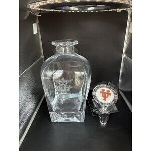 Texas Longhorns Whiskey Decanter Set NCAA Barware Gift Set Rocks Glasses Tongs